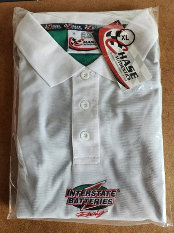 New - NASCAR Bobby Labonte #18 Interstate Batteries Polo Shirt XL Cover