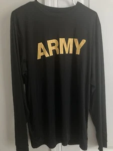 ARMY mens shirt size Large long sleve micropolyster NEW - Picture 1 of 3