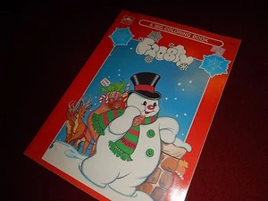 1990 Frosty Snowman The Special Gift Golden Coloring Activity Book by Warner - Picture 1 of 7