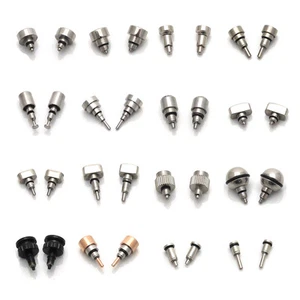CHRONOGRAPH & QUARTZ PUSHER Push Buttons Silver Rose Gold Black New Watch Parts - Picture 1 of 49
