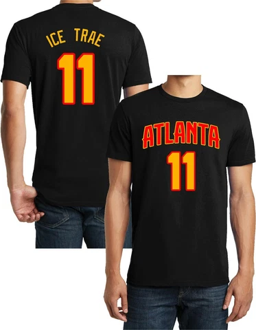 Atlanta Basketball Black T-Shirt, Tee ,Ice Trae Young Cover