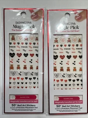 Dashing Diva Magic Peck el arte en uñas más fácil de todos los tiempos 50 + paquete de 2 pegatinas para arte en uñas Foto 1 de 3