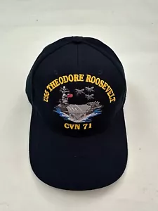 USS Theodore Roosevelt CVN 71 Logo The Corps US Navy Baseball Cap Hat One Size - Picture 1 of 6
