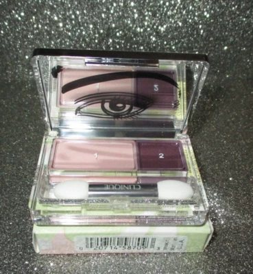 Clinique all about shadow duo 20 jammin FULL SIZE NIB - Image 1 of 2