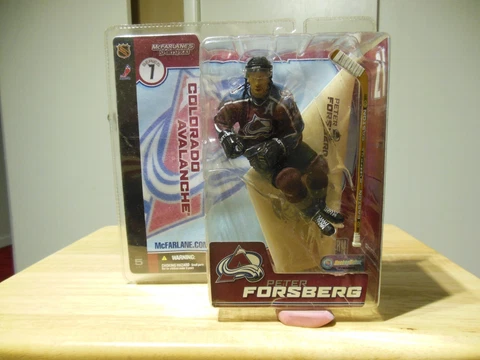 Peter Forsberg McFarlane NHL Action Figure Series 1 Colorado Avalanche Cover