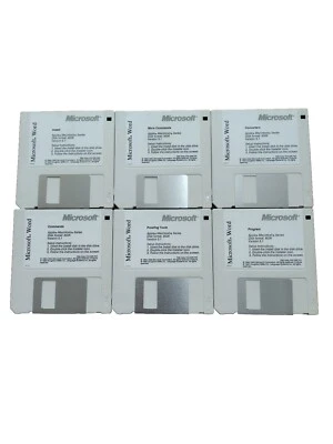 Microsoft Word Floppy INSTALL Diskettes Version 5.1 Apple Macintosh Series 800K - Image 1 of 4