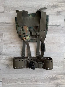 Bundeswehr German Flecktarn Camouflage Harness Set Vintage - Picture 1 of 8