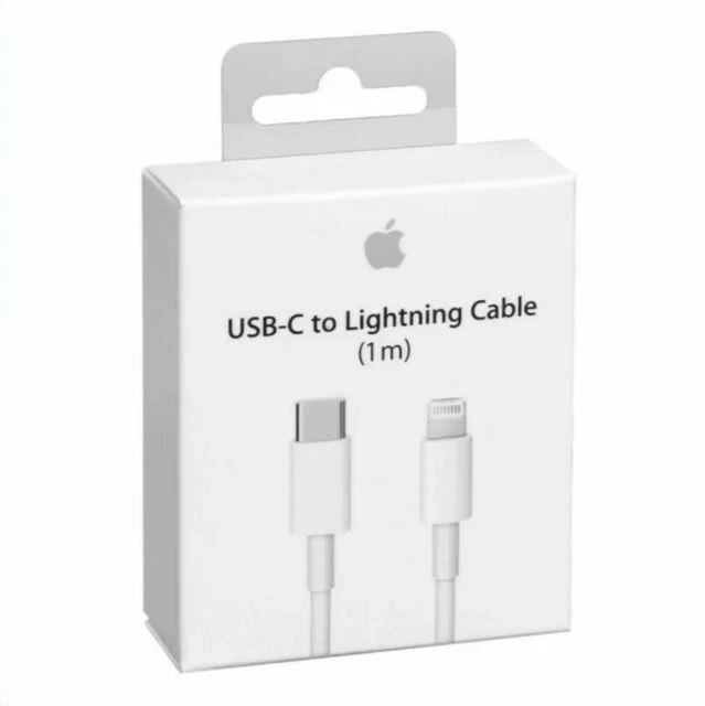 Apple MQGJ2ZE/A 1m Cable MicroUSB Tipo C a Lighting - Blanco