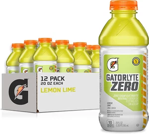 Gatorlyte Zero Electrolyte Beverage, Lemon Lime, Zero Sugar Hydration, Specia... - Picture 1 of 1