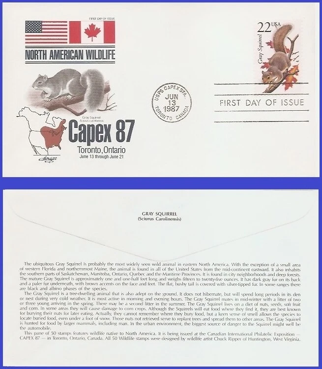 USA5 #2295 U/A ARTMASTER FDC   Gray squirrel - Image 1 of 1