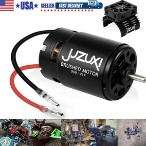 RC Motor 550 21T Brushed Motor with Fan for Traxxas Slash Redcat ARRMA AXIAL HSP - Picture 1 of 8