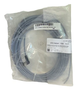 NEW HEUFT HPE790041 15M 10.01 M12 SENSOR CONNECTION CABLE 15M 5-WAY ANGLED NSNP - Picture 1 of 2