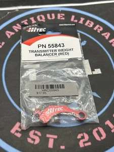 HiTec. 55843 Transmitter Weight Balancer (RED) - Picture 1 of 1