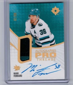 2023-24 Ultimate Collection Mario Ferraro Pro Threads Patch Auto 07/99 - Picture 1 of 1