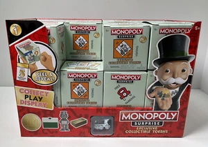 15x Monopoly Surprise Exclusive Collectible Tokens 5 Piece Blind Boxes New + BOX - Picture 1 of 3