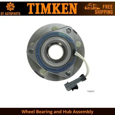 Conjunto de cojinete de rueda y buje delantero Timken para Chevrolet Impala 2002-2013 tracción delantera Foto 1 de 4