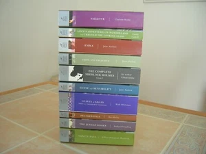 10 BARNES & NOBLE CLASSICS paperback Books lot Sherlock Holmes Frankenstein Emma - Picture 1 of 14