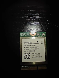 MT7922A22M - Mediatek MT7922A22M WiFi6E and BT 5.2 Wireless Card - Afbeelding 1 van 2