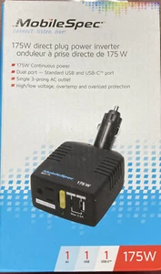 Inversor de alimentación de enchufe directo MobileSpec MSI175 175W potencia exterior - Imagen 1 de 9