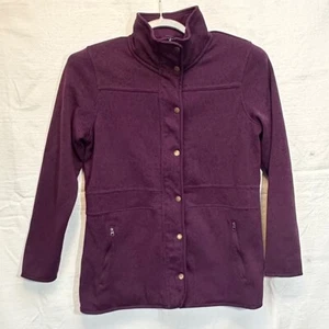 Eddie Bauer Pulloverjacke Damen Gr. L mit Reißverschluss und Druckknopf - Bild 1 von 8