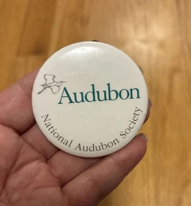Spilla bottone Audubon Society spilla amante degli uccellini regalo rara - Foto 1 di 2
