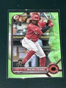 2022 Bowman Michel Triana NEON GREEN /399 - Bild 1 von 4