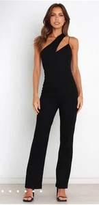 NWT Petal And Pup Angelus Jumpsuit Size 8 Black - Picture 1 of 11