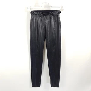 Pantalone donna Patrizia Pepe ecopelle taglia Leggings skinny neri DE 36 IT 42 - Foto 1 di 7