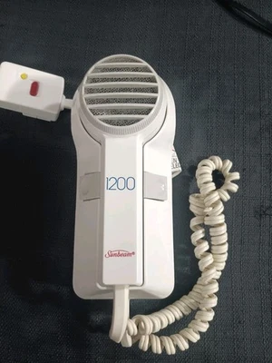 Sunbeam Wall Mount Hair Dryer Hotel Style 1200 Watt - Image 1 of 4