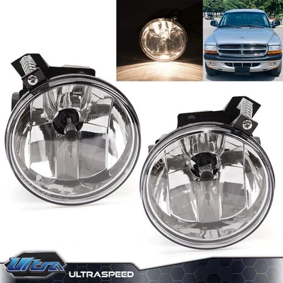 Par de luces antiniebla izquierda derecha aptas para Dodge Dakota 2001-2004 Dodge Durango 2001-2003 Foto 1 de 4