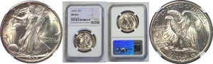 1934-S 50C Walking Liberty Half Dollar NGC MS-66+ - Picture 1 of 3