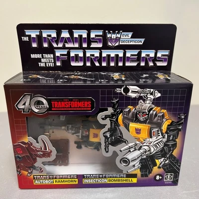 "Transformers Toys Retro 40 Aniversario G1 Bombshell Juguete y Ramhorn Juguete 5"" NUEVO Foto 1 de 4
