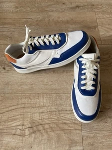 Geox ACBC Warrens Sneaker Turnschuhe Leder weiß blau Gr. 43 UK 9 neuw. - Bild 1 von 5