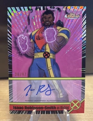 2025 Topps Finest X-Men '97 Bishop Voice Actor Auto  /97 #VA-IR Xfractor - Image 1 of 2