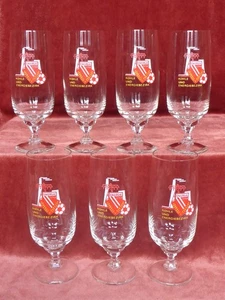 Konvolut 7x altes Glas Bierglas Biergläser Gläser DDR Fußball Energie Cottbus - Bild 1 von 6