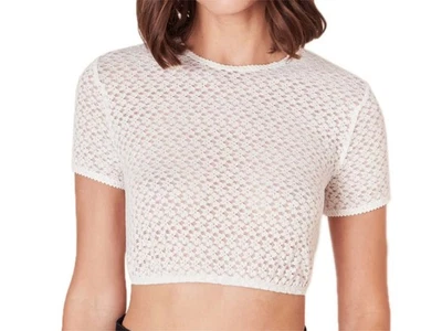 Krüger Dirndlbluse Lani ecru Spitze hochgeschlossen kurzarm Damen - Bild 1 von 3