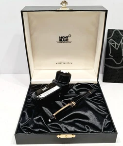Mont Blanc Meisterstuck Fountain Pen 4810 14K Gold nib with Ink bottle and box - Bild 1 von 24