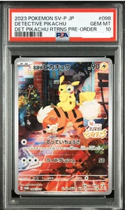 PSA 10 Detective Pikachu PROMO 098/SV-P Pokemon Karte Japanese 2023 GEM MT - Bild 1 von 2
