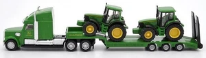 SIKU, Truck 6x4 with trailer Low loader with JOHN DEERE 6920 and 6820 Ech:1/8... - Picture 1 of 1