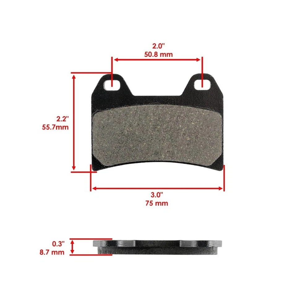 Front Rear Brake Pads for KTM 1190 Adventure / Adventure R 2013-2016 Foto 1 de 4