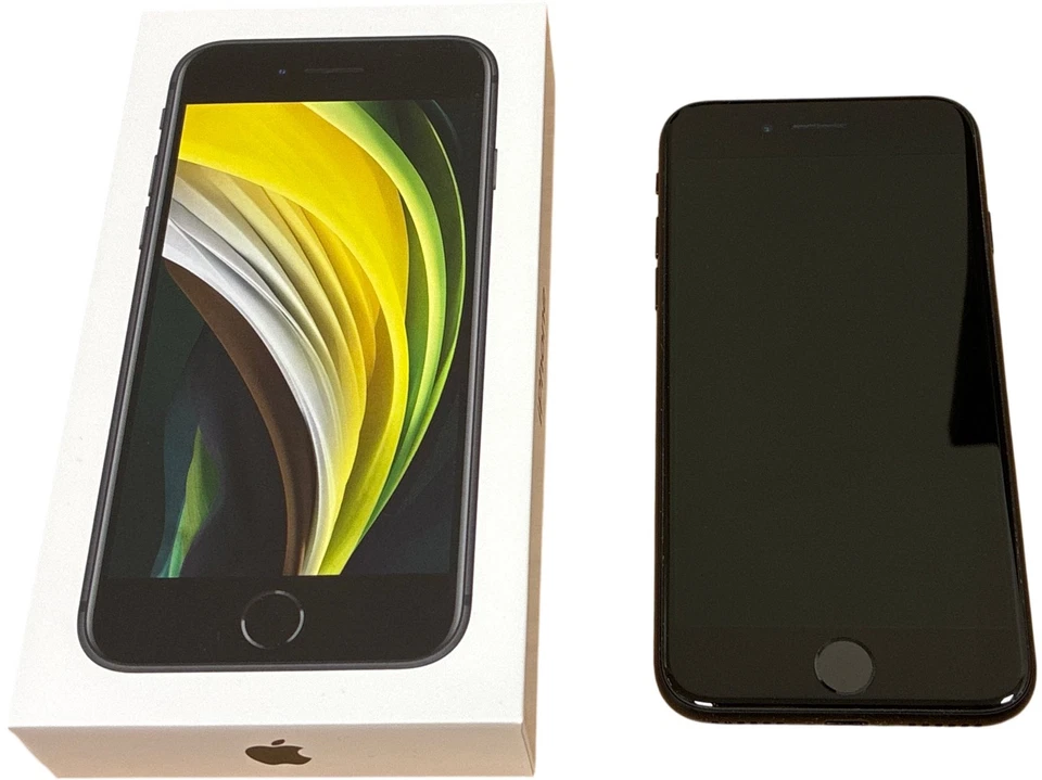 Apple iPhone SE 2nd Gen Black 64GB Smartphone - Image 1 of 4