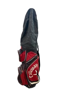 Callaway Golf Bag W/ 14 Way Divider System 36” Red/Black, W Cover, Read Descrip - Picture 1 of 16