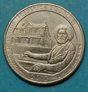 2017-P Fredrick Douglas Die Clash Very Obvious Rare Error Coin - Bild 1 von 3