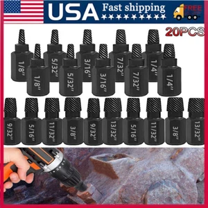 10PC Broken Head Bolt Screw Cap,Extractor Screw Hexagon Bolt Socket Removal Tool - Picture 1 of 15