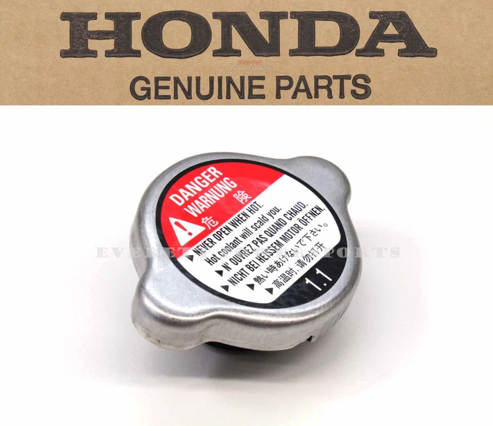 New Genuine Honda Radiator Cap CB CBR TRX VT VTX Many Bikes (See Notes!) #T154 - Image 1 of 4