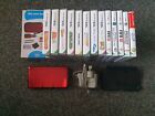 Nintendo 3DS Metallic Red Handheld Console, 1 3DS/2DS Games, Charger, Accessorie