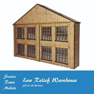 OO Gauge Laser Cut MDF Kit Low Relief Warehouse Workshop Dock Building WH001 - Picture 1 of 1