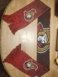 Ottawa Senators Big Logo PolyKnit Team Scarf 66" NHL , New w/Tags Foco - Picture 1 of 7