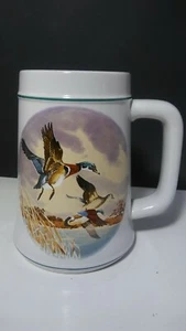 ⭐ Mallard Duck Flying Over Water Collectible Coffee Mug Beer Stein 5.5” (A8 - Picture 1 of 9