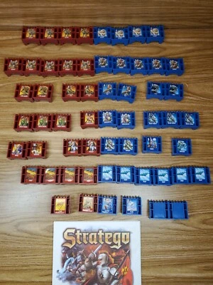 Stratego Capture The Flag Board Game 2009 Hasbro Replacement Pieces Incomplete  - Image 1 of 4